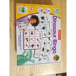 The Learning Journey Match It!-Dinosaur Bingo-Ages 3-6/2-4 players Slightly Used
